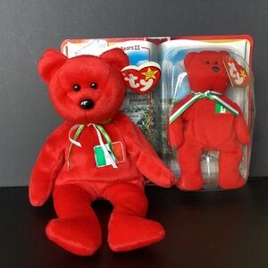 Ty Beanie Baby Osito & Ty Teenie Beanie Osito Set of 2.